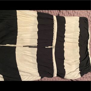 Xl maxi dress navy and white